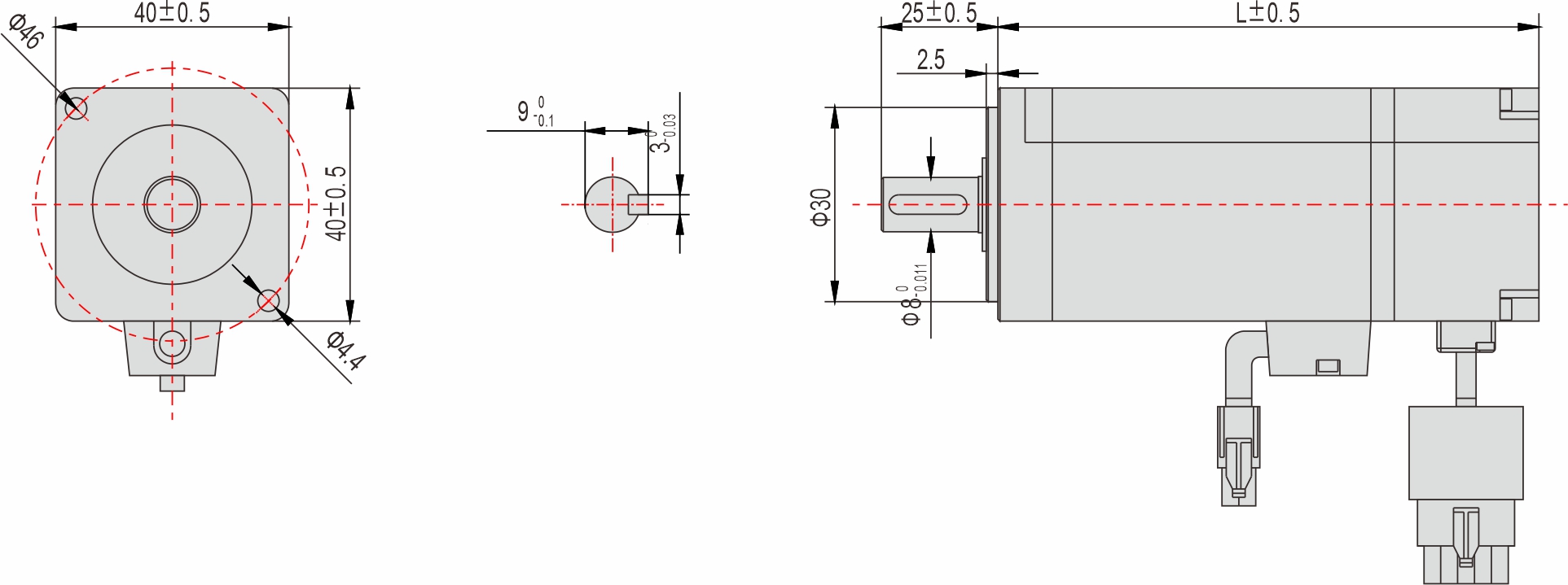 40mm 伺服馬達 40mm 伺服馬達
