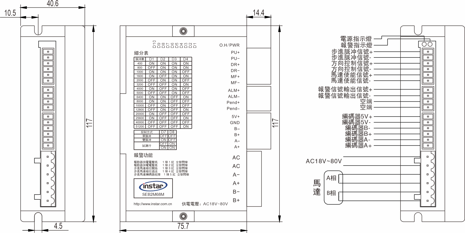 閉迴路步進驅(qū)動器 SEB2M68M 閉迴路步進驅(qū)動器 SEB2M68M