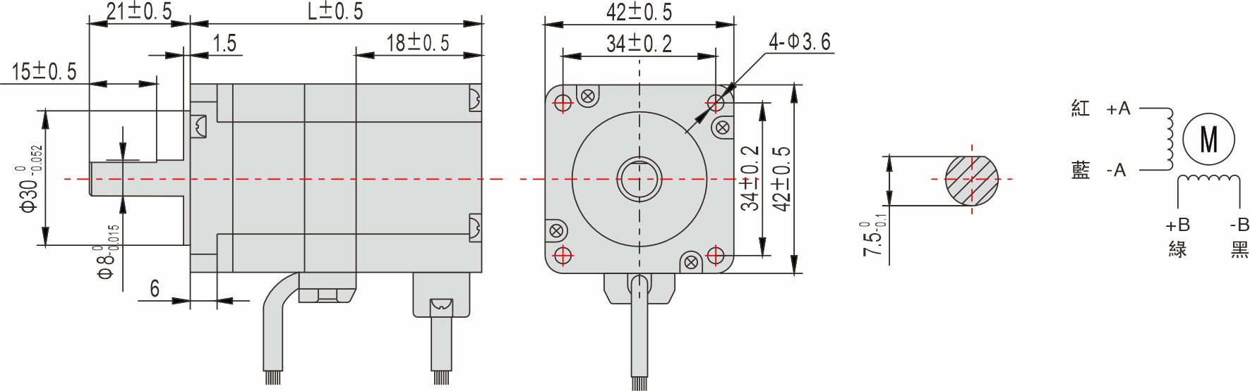 42mm 系列 閉回路步進(jìn)馬達(dá) 42mm 系列 閉回路步進(jìn)馬達(dá)